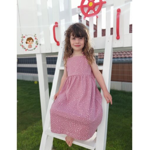 DIY Stoffe Outfit - Trägerkleid Tara