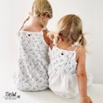 DIY Stoffe Outfit - Top & Trägerkleid Tara