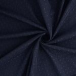 Tüllstoff - Dots Dunkelblau