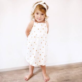DIY Stoffe Outfit - Top & Trägerkleid Tara - Haarband Hailey