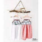 DIY Stoffe Outfit - Top & Trägerkleid Tara