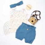 DIY Stoffe Outfit - Top & Trägerkleid Tara