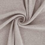 Rippenjersey -Smoky Beige meliert