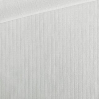 Doubleface Jersey - Waffeloptik - Warmweiß