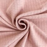 Doubleface Jersey - Waffeloptik - Smoky Coral Clay