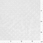 Tüllstoff - elastisch - Herzen Warmweiß