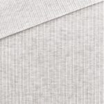 Leichter Rippenjersey - Cable Knit Cream meliert