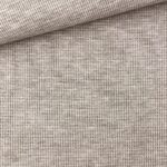 Waffel Jersey - Smoky Beige meliert