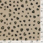 Tüllstoff - Leo Herzen Dunkles Beige
