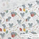 Single Jersey - Partymaus Weiß - ORGANIC