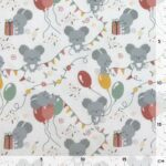 Single Jersey - Partymaus Weiß - ORGANIC