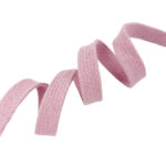 Baumwoll-Flachkordel 17 mm - Mittleres Altrosa