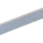 Gummiband - Melange Helles Jeansblau - 40 mm