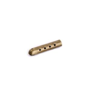 Kordelendstück - 22 mm - Altgold