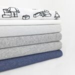 Single Jersey - Bausteine Warmweiß