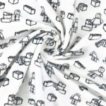 Single Jersey - Bausteine Warmweiß