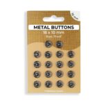 Metalldruckknöpfe zum Annähen – Set – 10 mm – Anthrazit