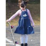 DIY Stoffe Latzkleid Leene