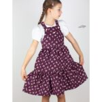 DIY Stoffe Latzkleid Leene