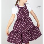 DIY Stoffe Latzkleid Leene