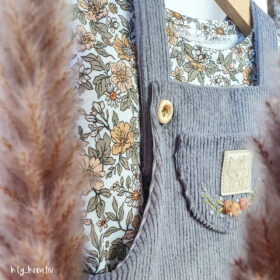 DIY Stoffe Latzkleid Leene