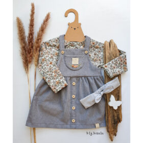 DIY Stoffe Latzkleid Leene