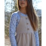 DIY Stoffe Latzkleid Leene