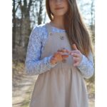 DIY Stoffe Latzkleid Leene