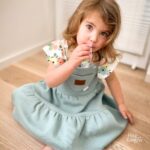 DIY Stoffe Latzkleid Leene