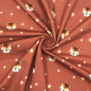 Single-Jersey-Dreamy Tiger Dusty - Rost Orange