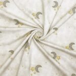 Single Jersey - Moon & Stars - Natur marmoriert