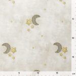 Single Jersey - Moon & Stars - Natur marmoriert