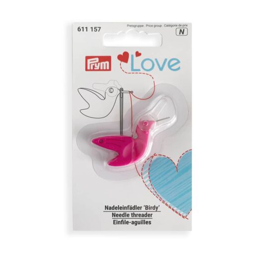 Nadeleinfädler "Birdy" - Prym Love - Pink