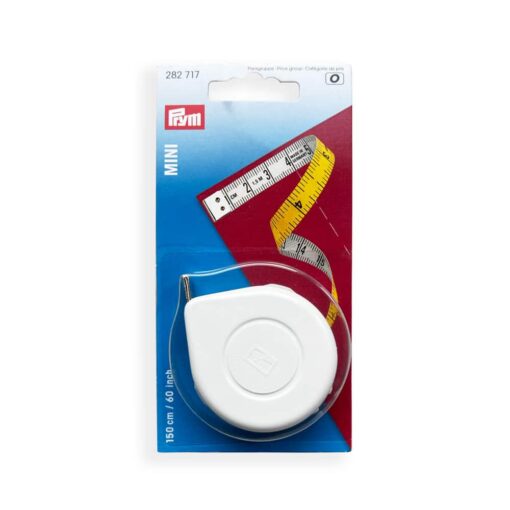 Rollmaßband Mini - 150 cm - weiß