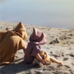 DIY Stoffe Outfit - Badeponcho Baddie