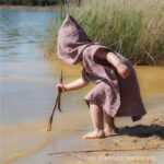 DIY Stoffe Outfit - Badeponcho Baddie