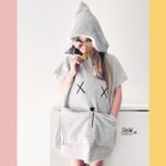 DIY Stoffe Outfit - Badeponcho Baddie