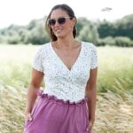 Single Jersey - Gentle Flowers Warmweiß