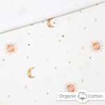Single Jersey - Sonne & Mond Cremeweiß - ORGANIC