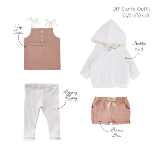 DIY Stoffe Outfit - Farbpaket Soft Blush