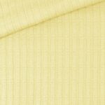 Breiter Rippenjersey - Lochmuster - Lemonade Yellow