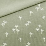 Single Jersey - Palm Trees Pistazie