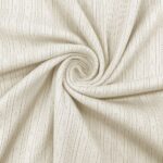 Pointoille Jersey - Streifen - Cream