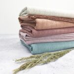 Pointoille Jersey - Streifen - Cream