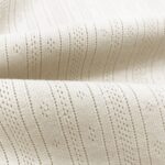 Pointoille Jersey - Streifen - Cream