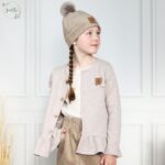Pointoille Jersey - Streifen - Cream