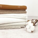 Single Jersey - Kleine Sterne Zimt