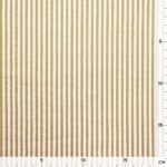 Jaquard Jersey - Ockergelb/Creme gestreift