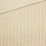 Jaquard Jersey - Ockergelb/Creme gestreift