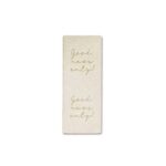 Label Loop "good news only" - 50 x 20 mm - White Sand